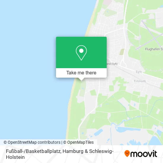 Карта Fußball-/Basketballplatz