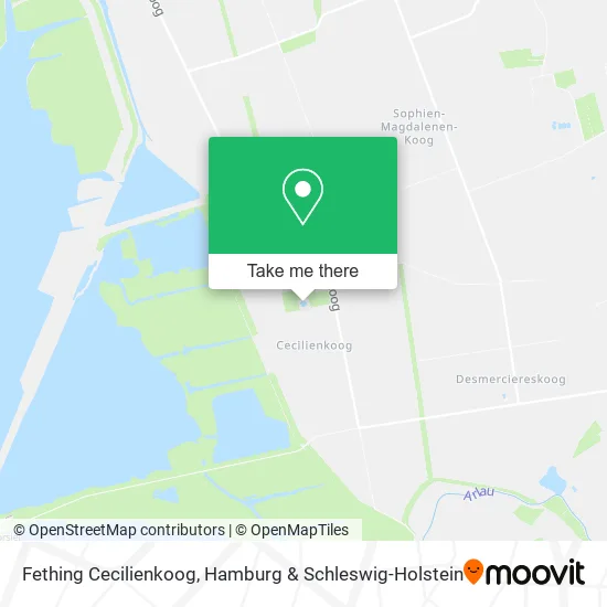 Карта Fething Cecilienkoog