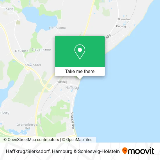 Карта Haffkrug/Sierksdorf