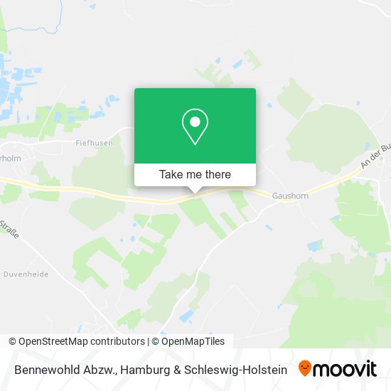 Bennewohld Abzw. map