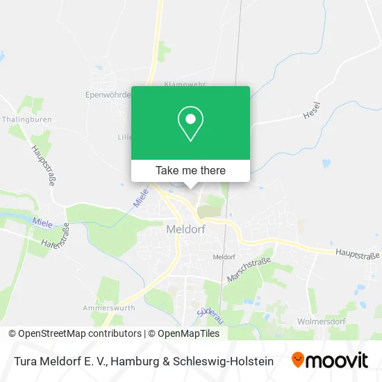 Tura Meldorf E. V. map