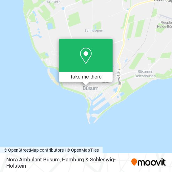 Nora Ambulant Büsum map