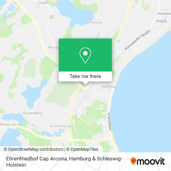 Карта Ehrenfriedhof Cap Arcona