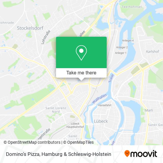 Domino's Pizza map