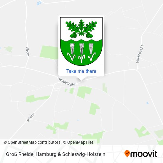 Groß Rheide map