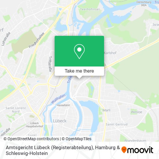 Карта Amtsgericht Lübeck (Registerabteilung)