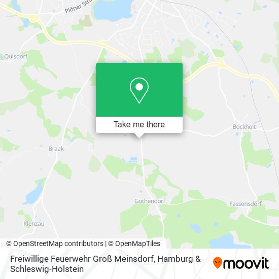 Карта Freiwillige Feuerwehr Groß Meinsdorf