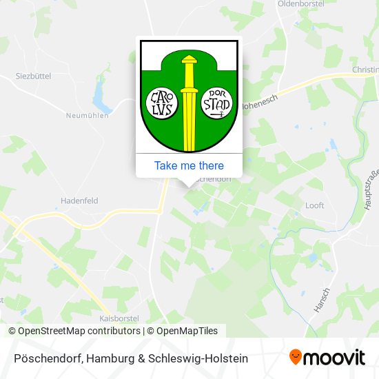 Pöschendorf map