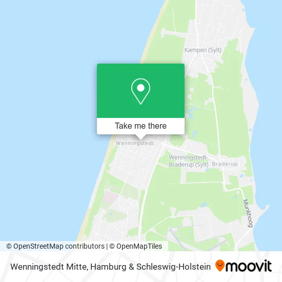 Карта Wenningstedt Mitte