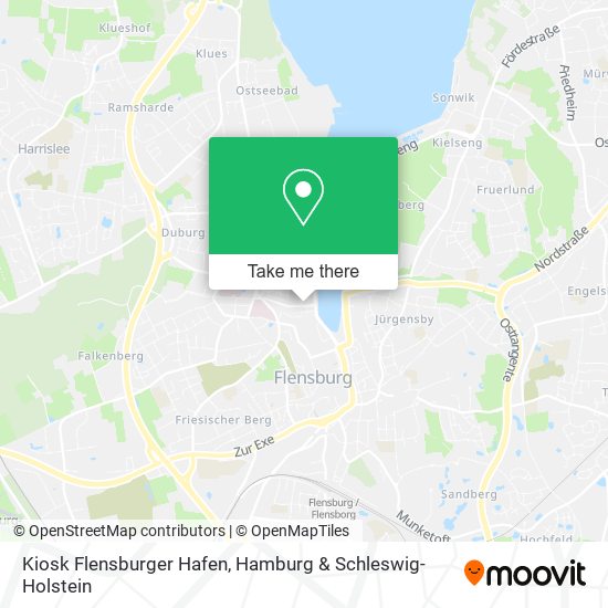 Kiosk Flensburger Hafen map