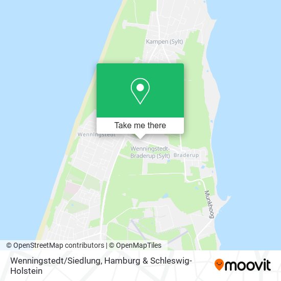 Карта Wenningstedt/Siedlung