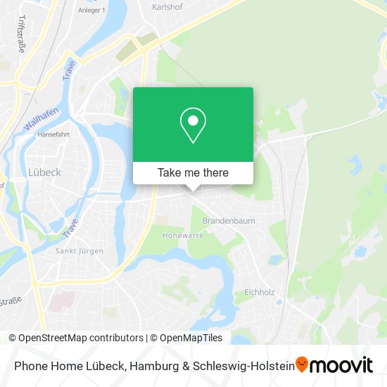 Phone Home Lübeck map