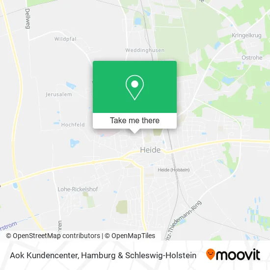 Карта Aok Kundencenter