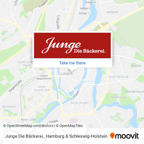 Junge Die Bäckerei. map