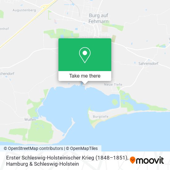 Erster Schleswig-Holsteinischer Krieg (1848–1851) map