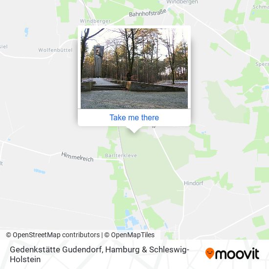 Gedenkstätte Gudendorf map