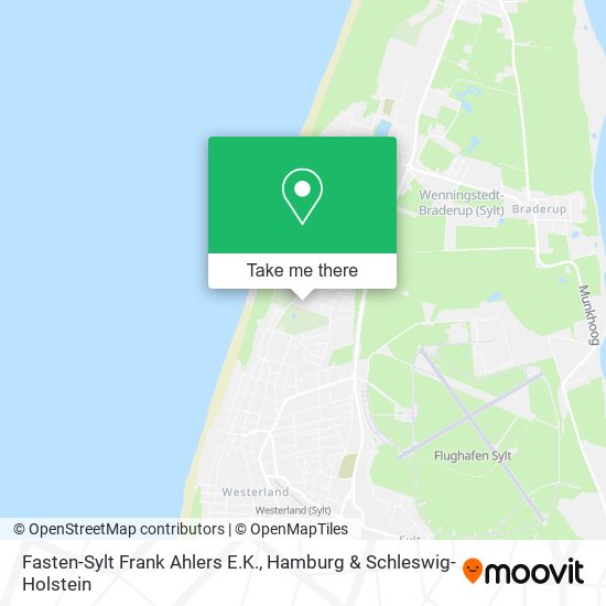 Fasten-Sylt Frank Ahlers E.K. map