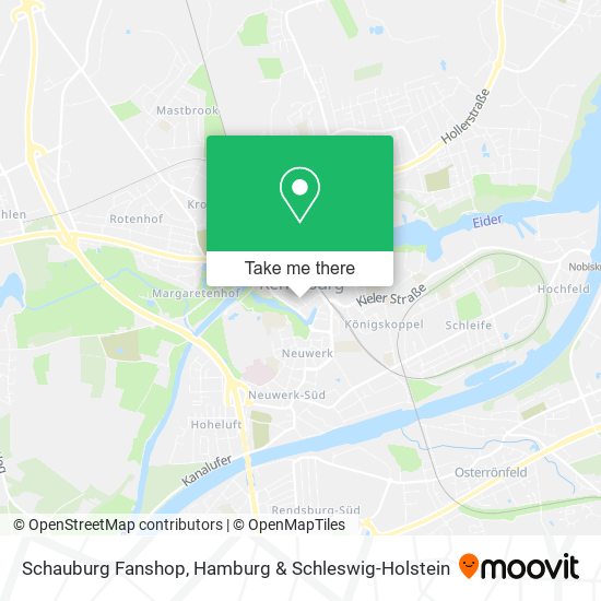 Schauburg Fanshop map