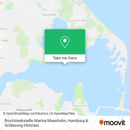 Bootstankstelle Marina Maasholm map