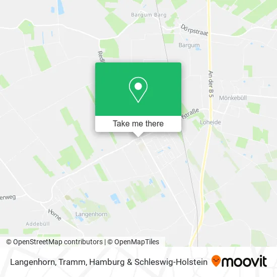 Карта Langenhorn, Tramm