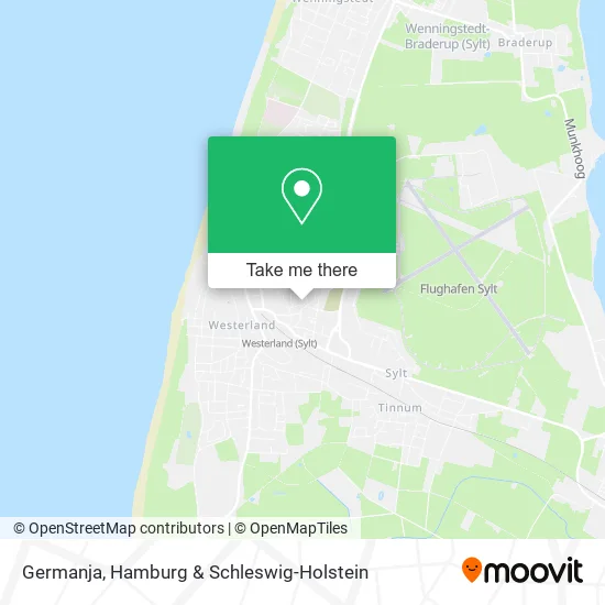 Карта Germanja