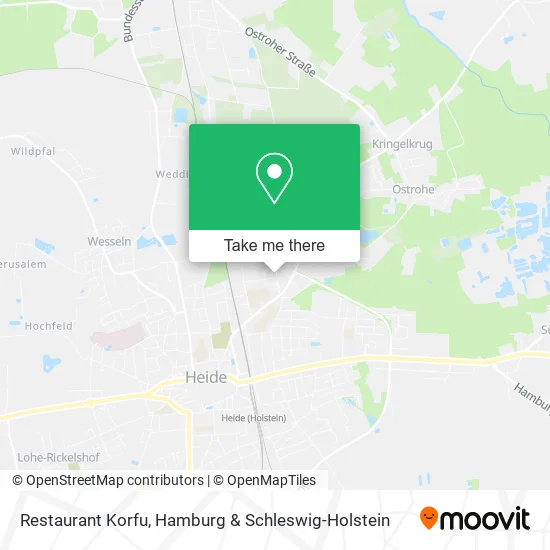 Карта Restaurant Korfu