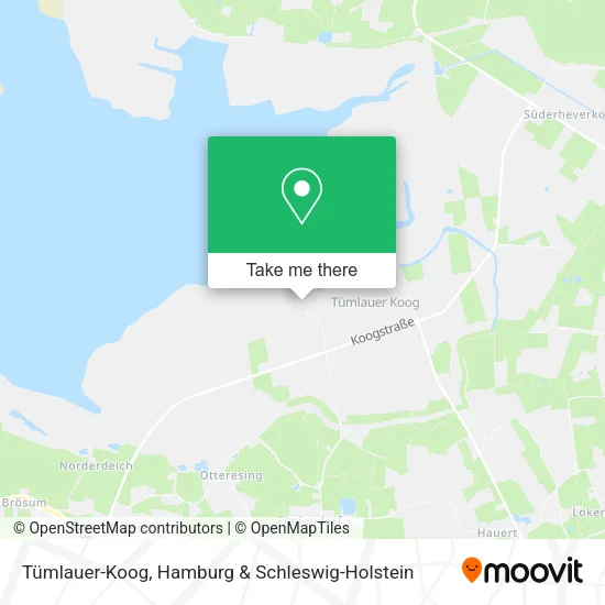 Карта Tümlauer-Koog