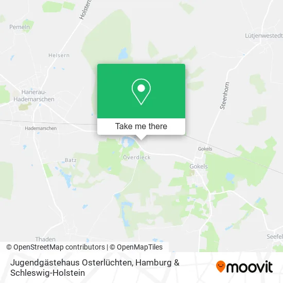Карта Jugendgästehaus Osterlüchten