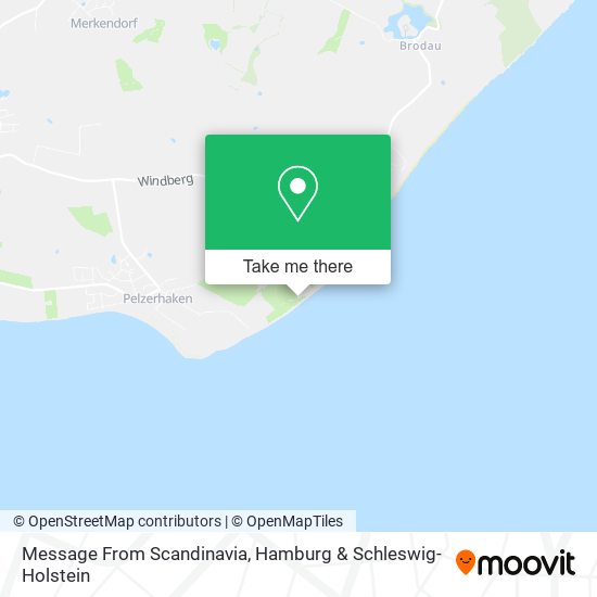 Message From Scandinavia map