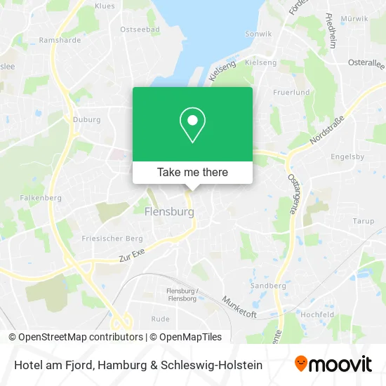Карта Hotel am Fjord