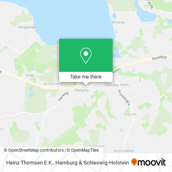 Карта Heinz Thomsen E.K.