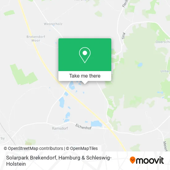 Карта Solarpark Brekendorf