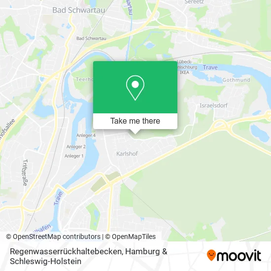 Карта Regenwasserrückhaltebecken