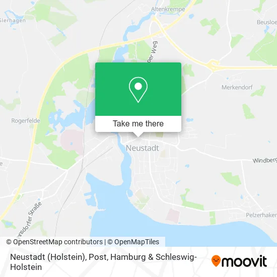Карта Neustadt (Holstein), Post