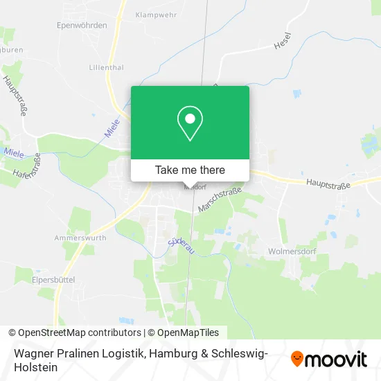 Карта Wagner Pralinen Logistik