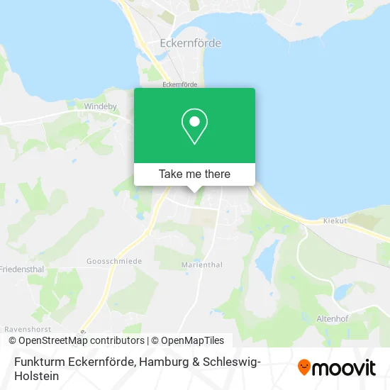 Карта Funkturm Eckernförde