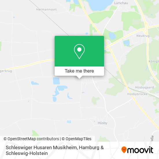 Schleswiger Husaren Musikheim map