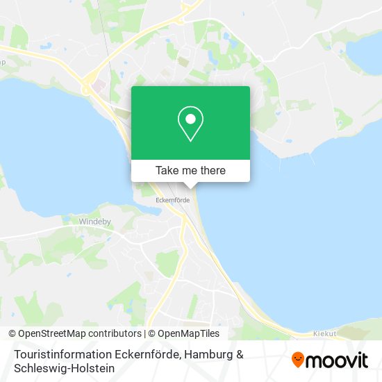 Touristinformation Eckernförde map