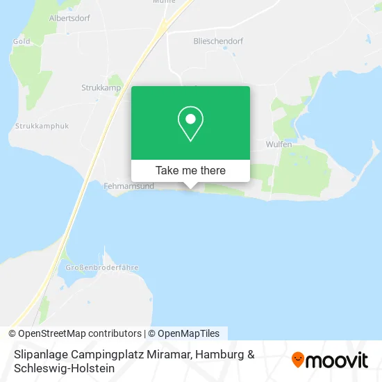 Карта Slipanlage Campingplatz Miramar