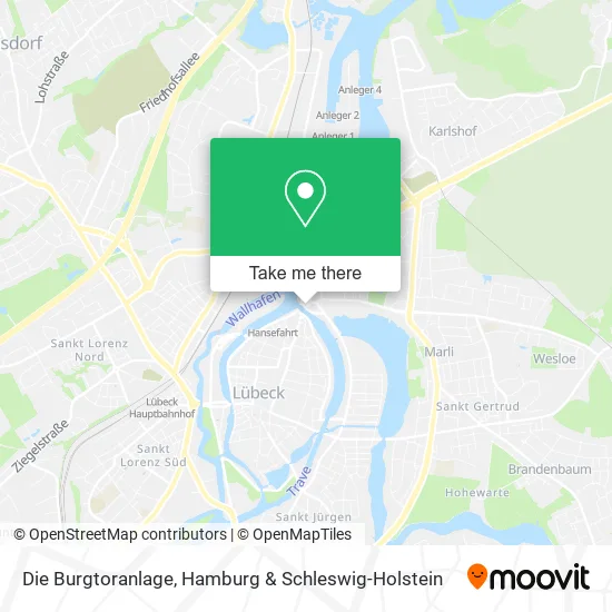 Карта Die Burgtoranlage