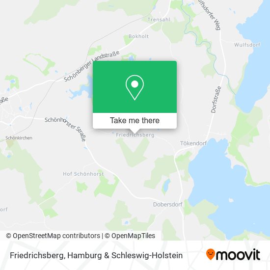 Friedrichsberg map