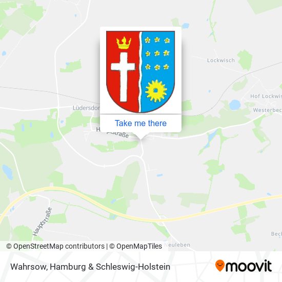 Wahrsow map