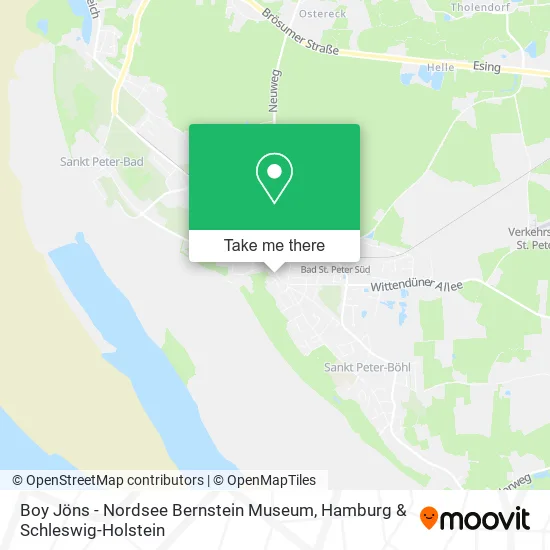 Boy Jöns - Nordsee Bernstein Museum map