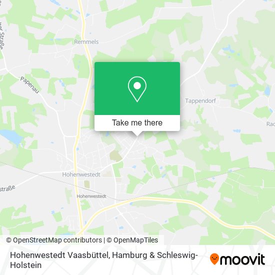 Hohenwestedt Vaasbüttel map