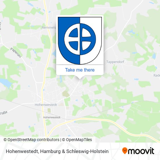 Hohenwestedt map