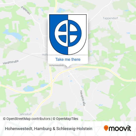 Hohenwestedt map