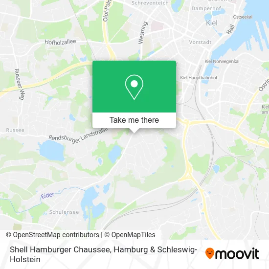 Карта Shell Hamburger Chaussee