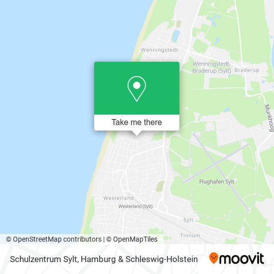 Schulzentrum Sylt map