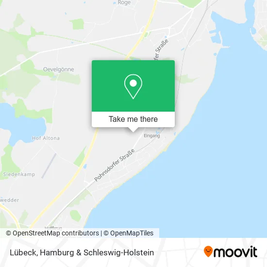 Lübeck map