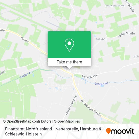 Finanzamt Nordfriesland - Nebenstelle map